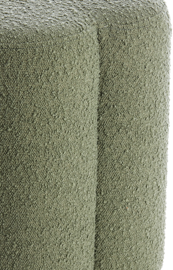 Light & Living Poef 'Nalani' Bouclé, kleur Groen