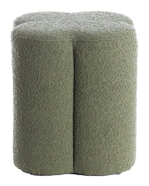 Light & Living Poef 'Nalani' Bouclé, kleur Groen