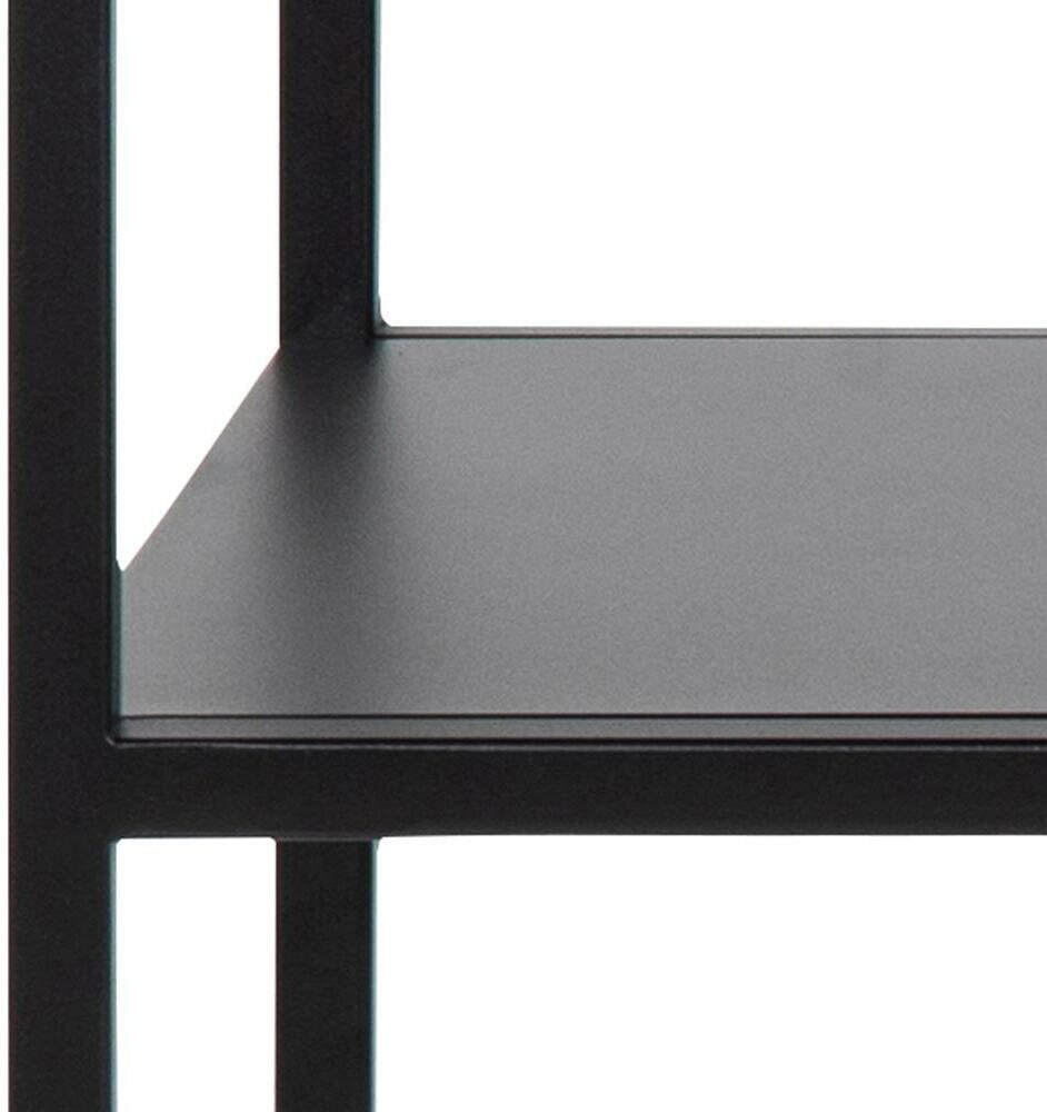 Bendt Sidetable 'Lua' metaal 100cm, kleur Zwart