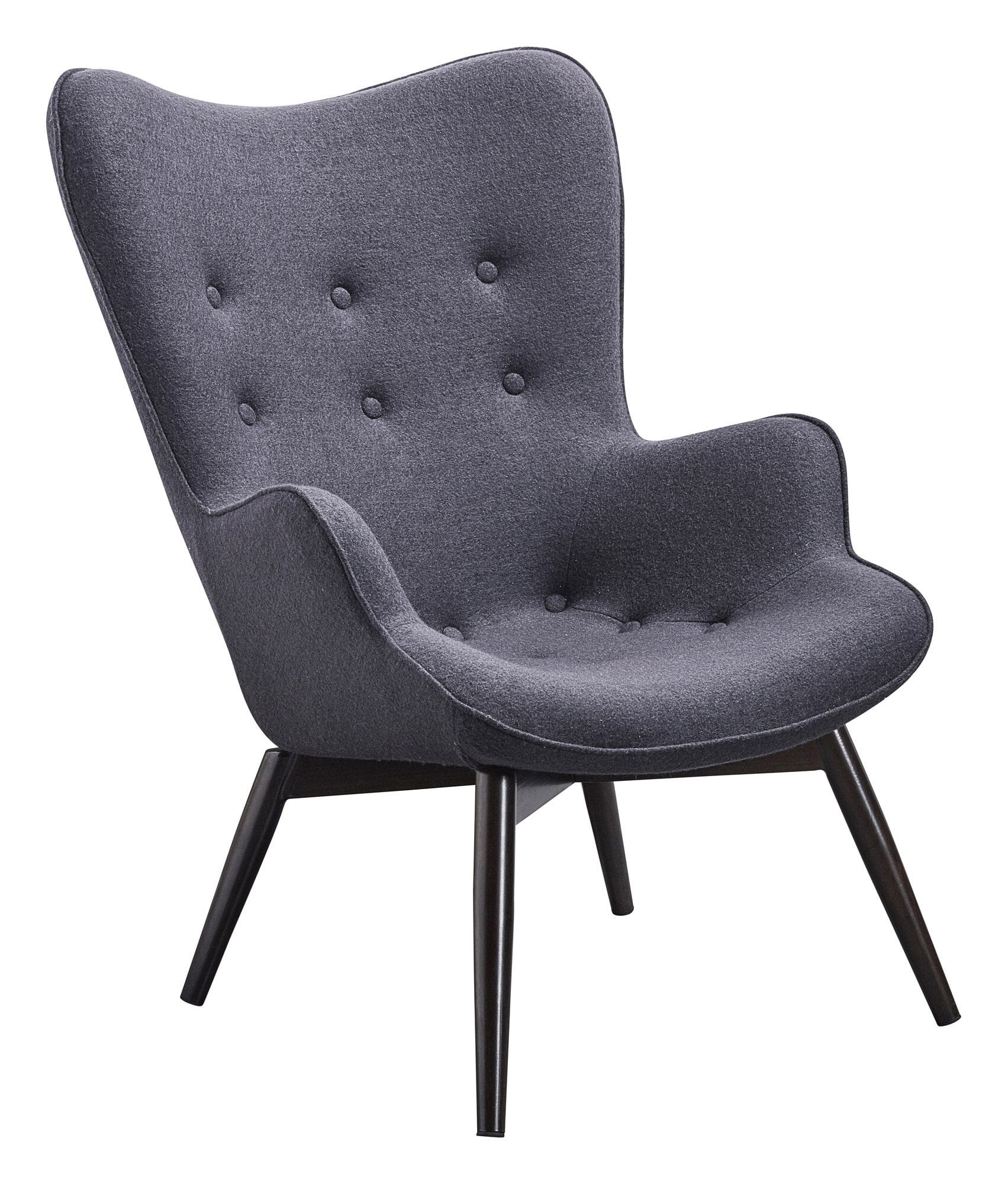 Artistiq Fauteuil 'Irene' kleur Antraciet Artistiq Fauteuil 'Irene' kleur Antraciet