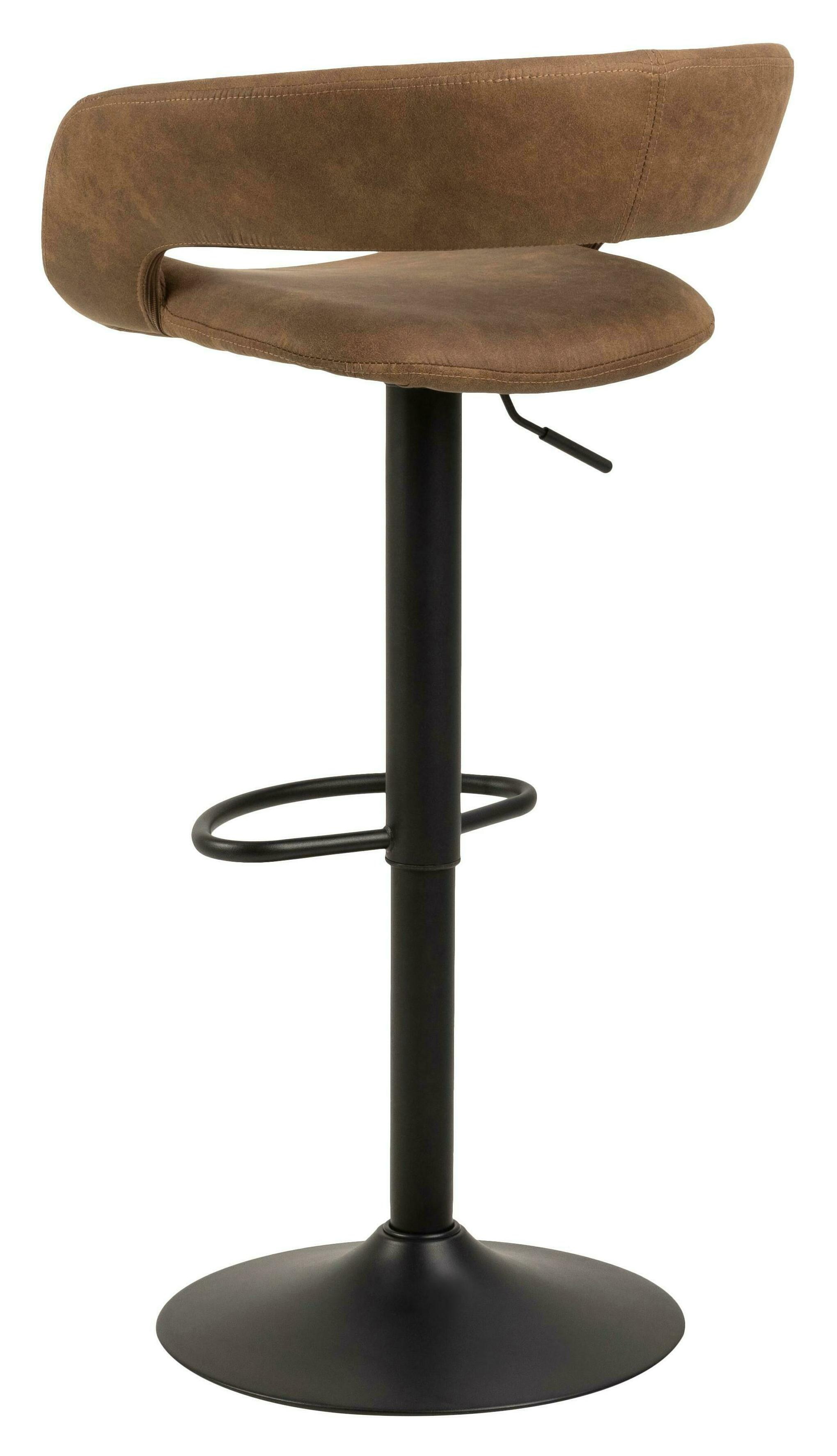 Bendt Barkruk 'Pia' (zithoogte 59-80cm), kleur Bruin