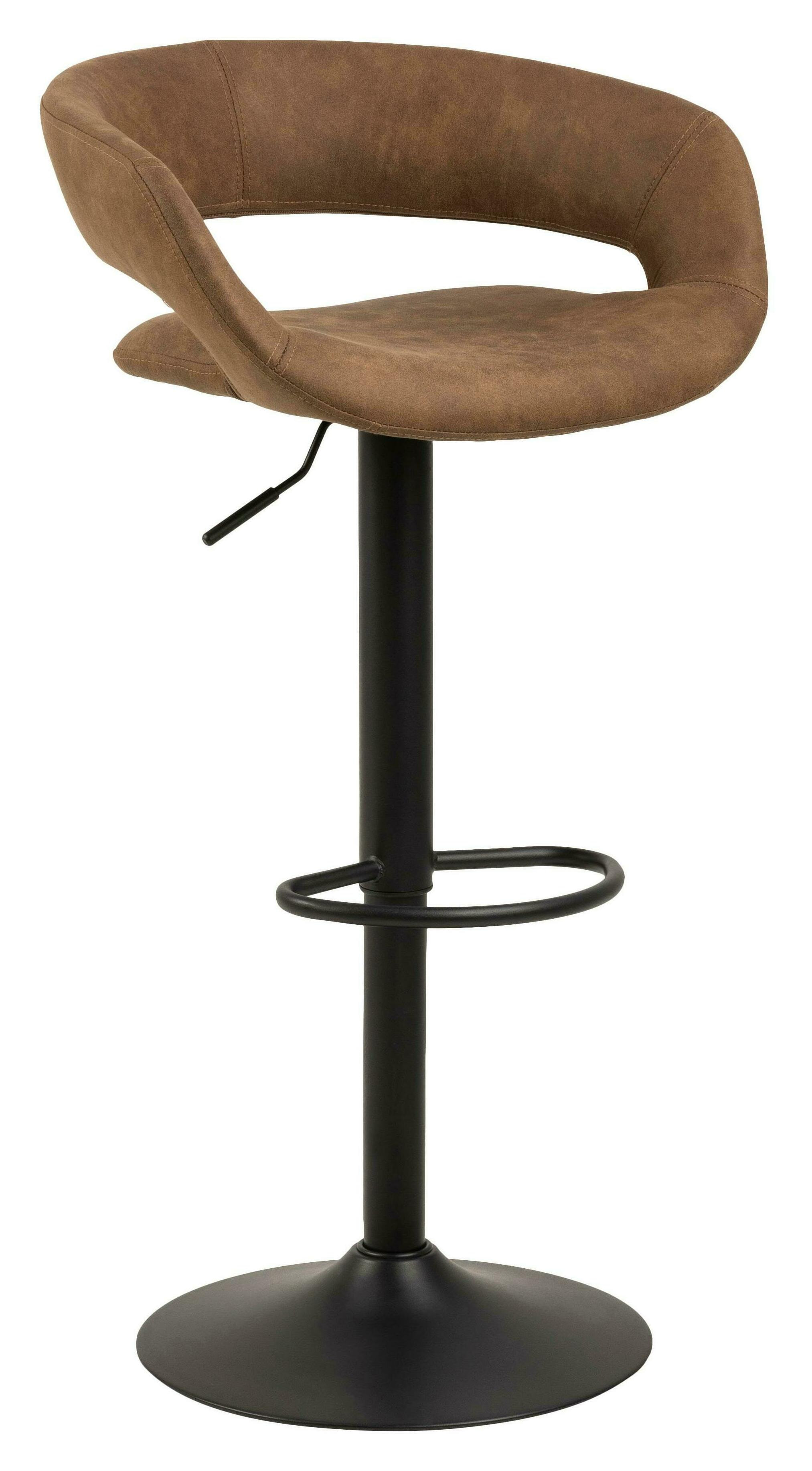 Bendt Barkruk 'Pia' (zithoogte 59-80cm), kleur Bruin