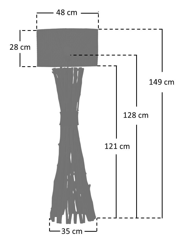 Artistiq Vloerlamp 'Karee' Drijfhout