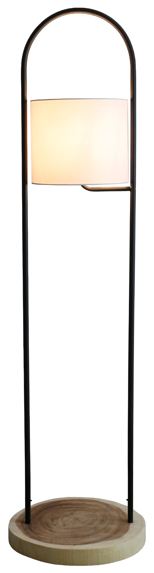 Artistiq Vloerlamp 'Adonnis' Met plateau, Acaciahout