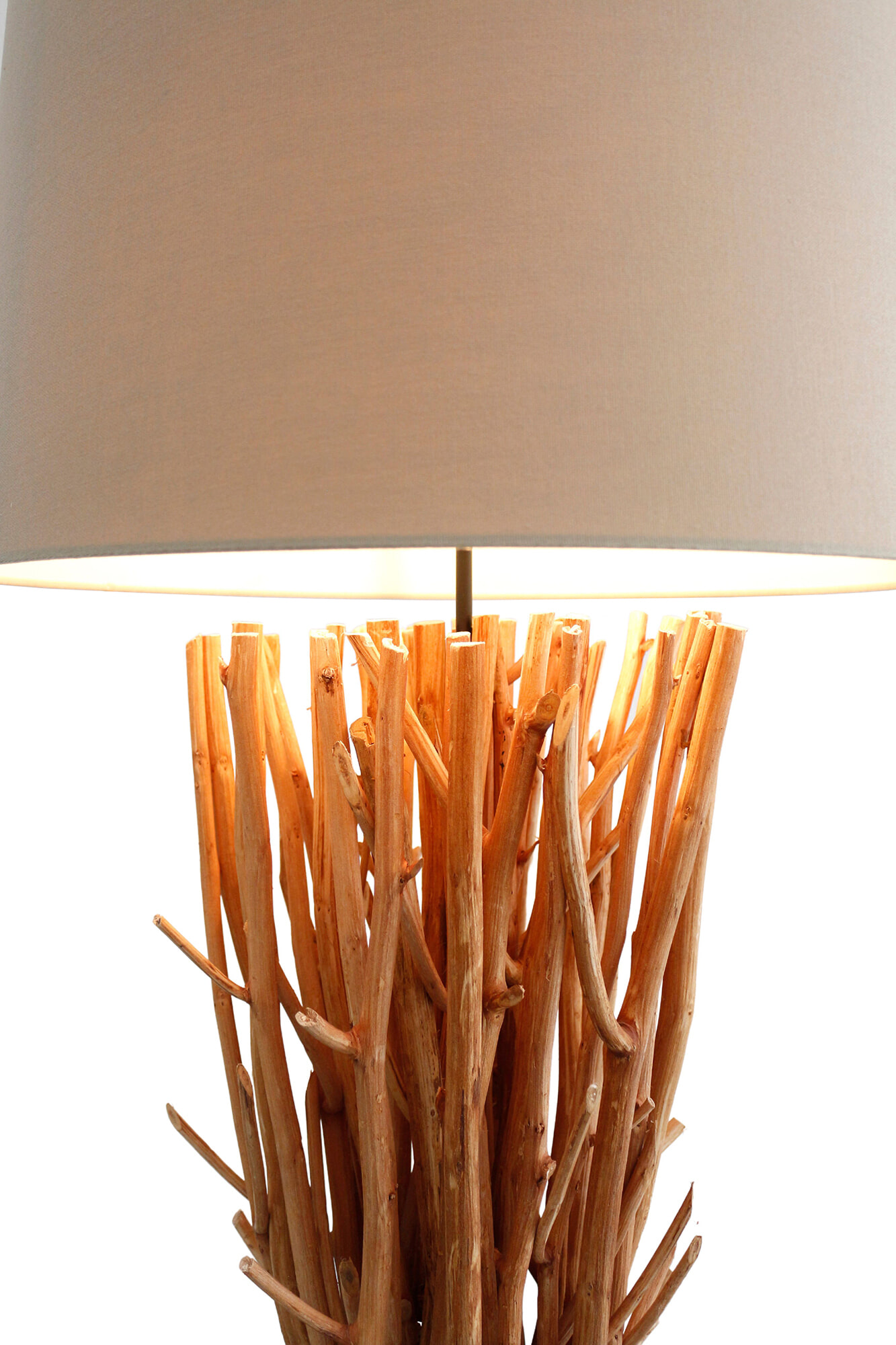 Artistiq Vloerlamp 'Rhoderick' Drijfhout, kleur Naturel