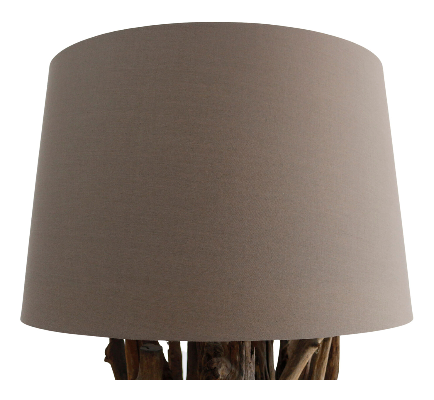 Artistiq Vloerlamp 'Rhoderick' Drijfhout, kleur Bruin