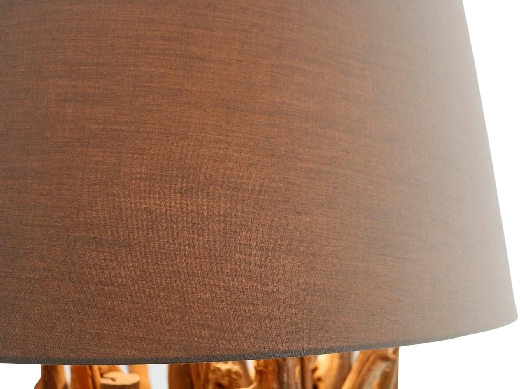 Artistiq Vloerlamp 'Rhoderick' Drijfhout, kleur Bruin