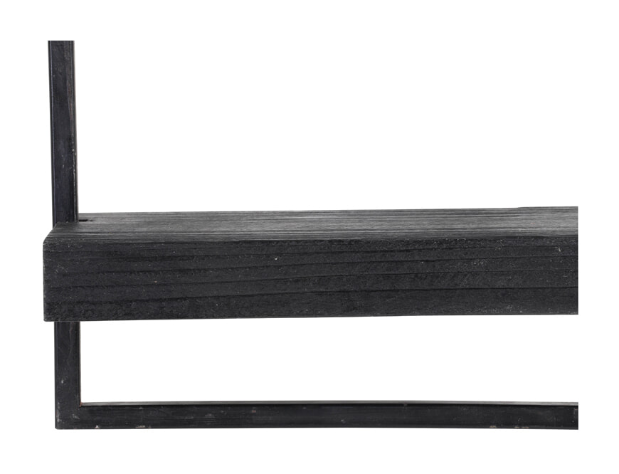 Light & Living Wandplank 'Maddison' Mangohout, 100cm, kleur Zwart