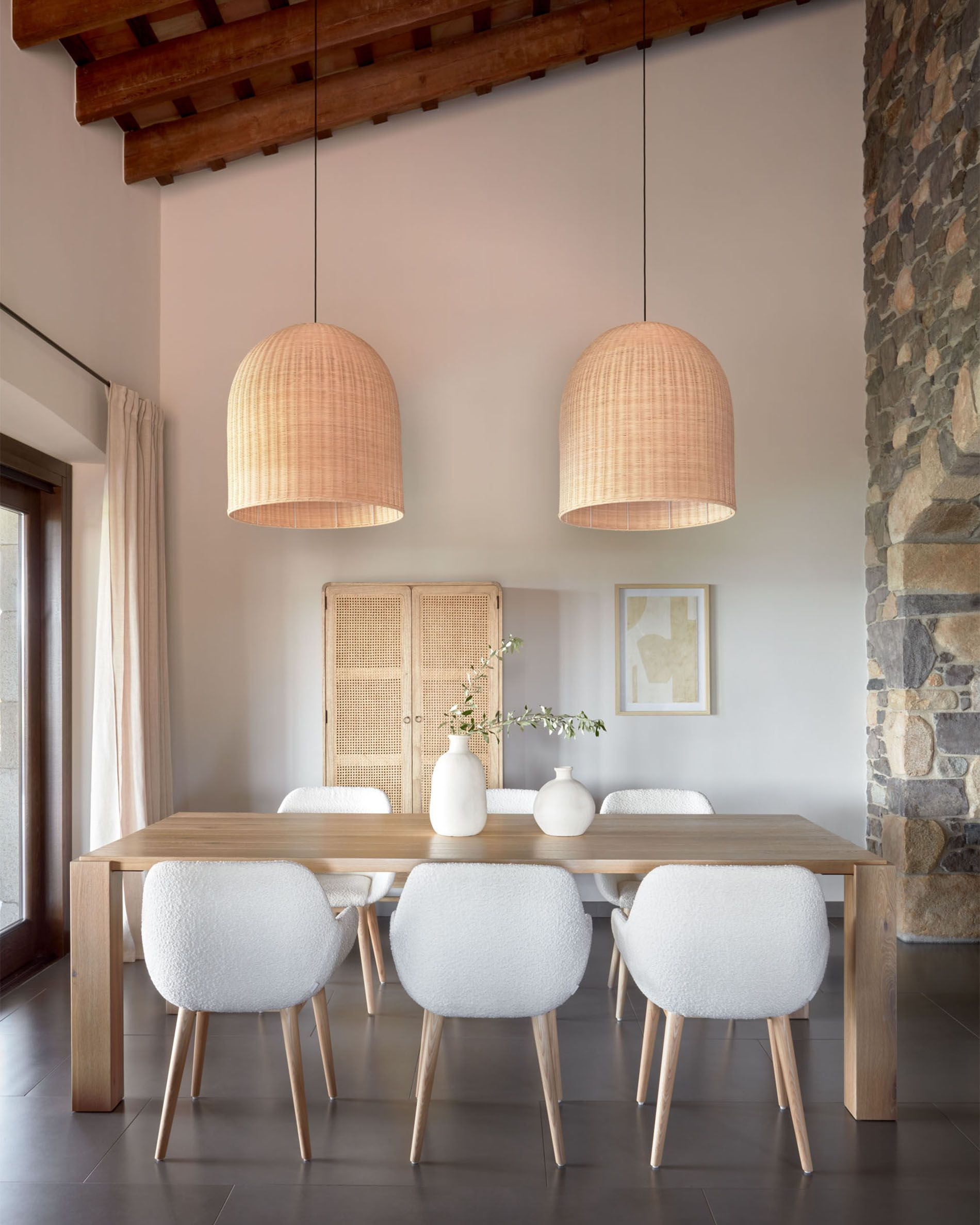 Kave Home Eettafel 'Deyanira' Eiken, 200 x 100cm