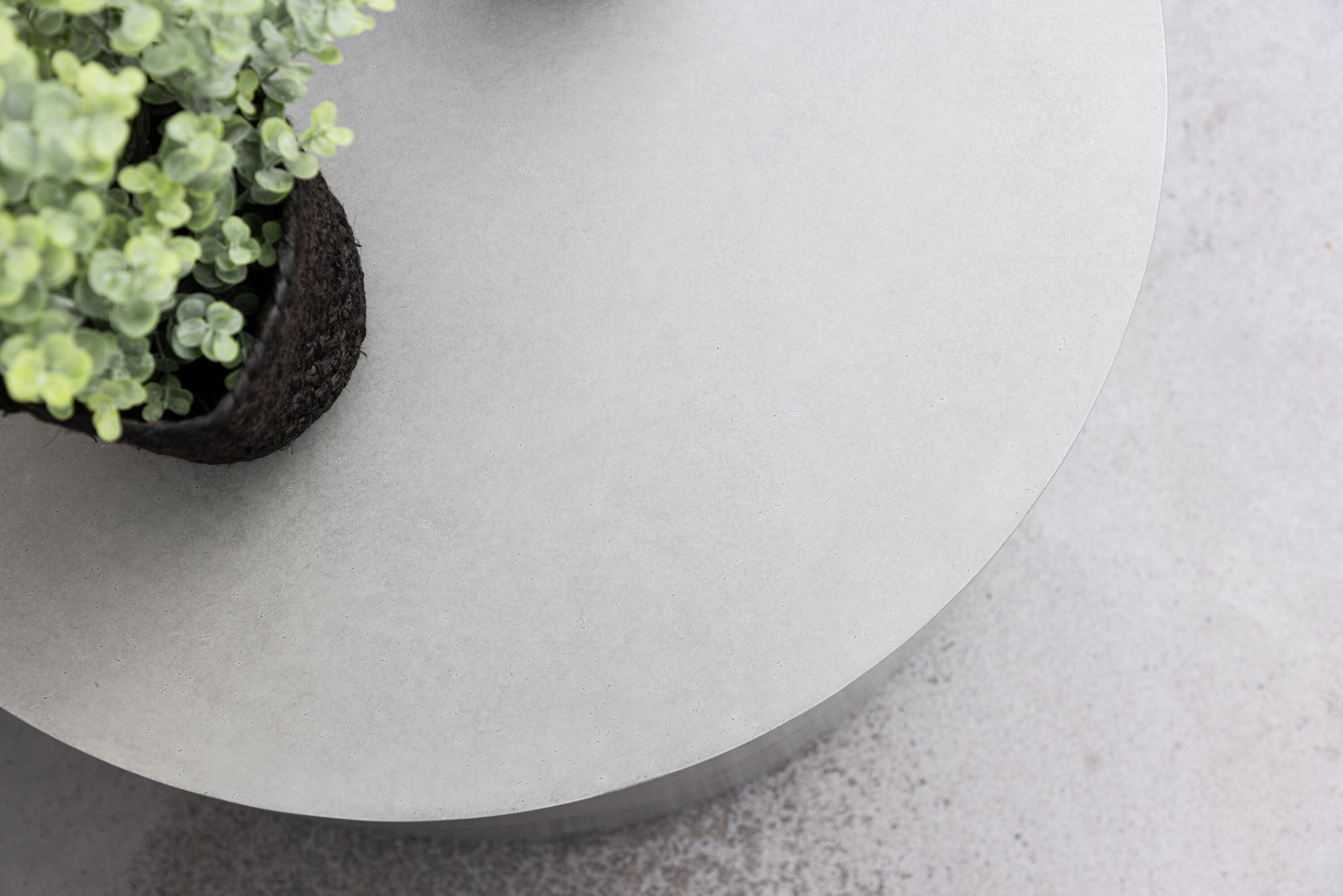 Nohr Ronde Outdoor Bijzettafel 'Jorja' 60cm, kleur Grijs