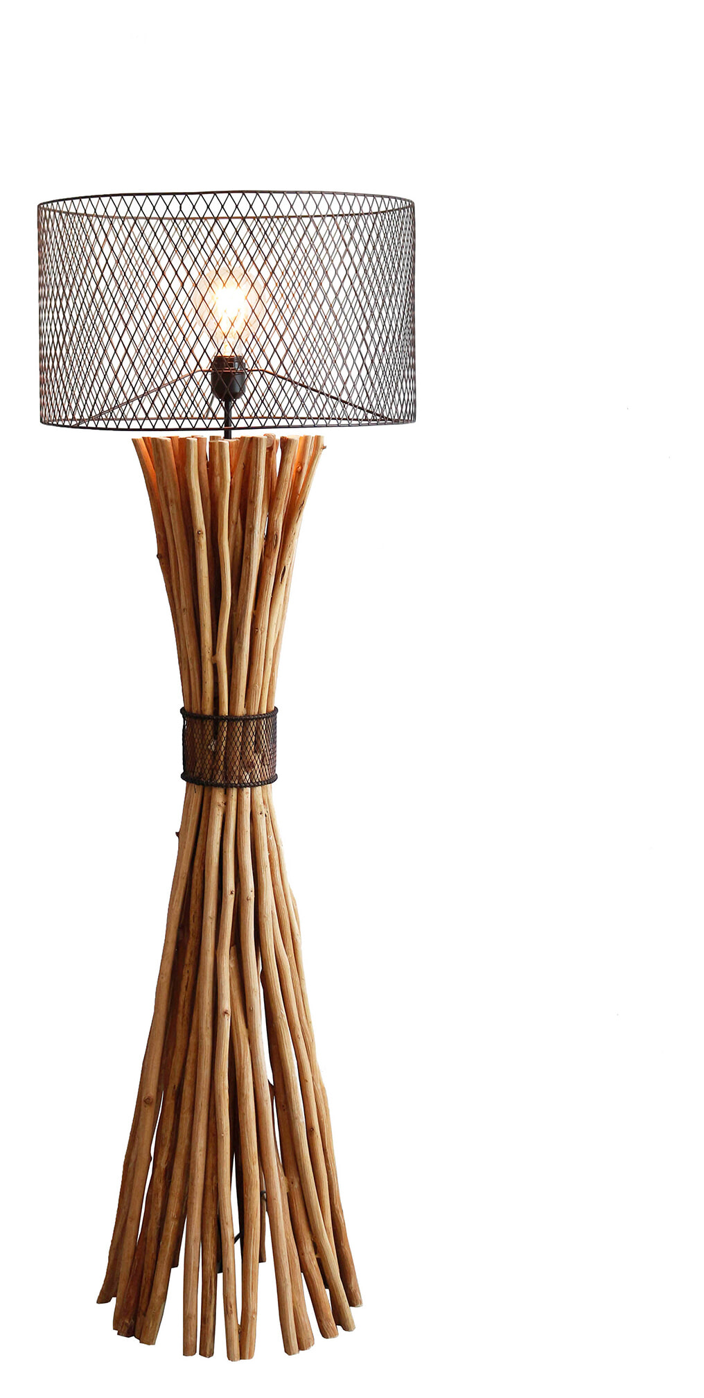 Artistiq Vloerlamp 'Heide' Drijfhout