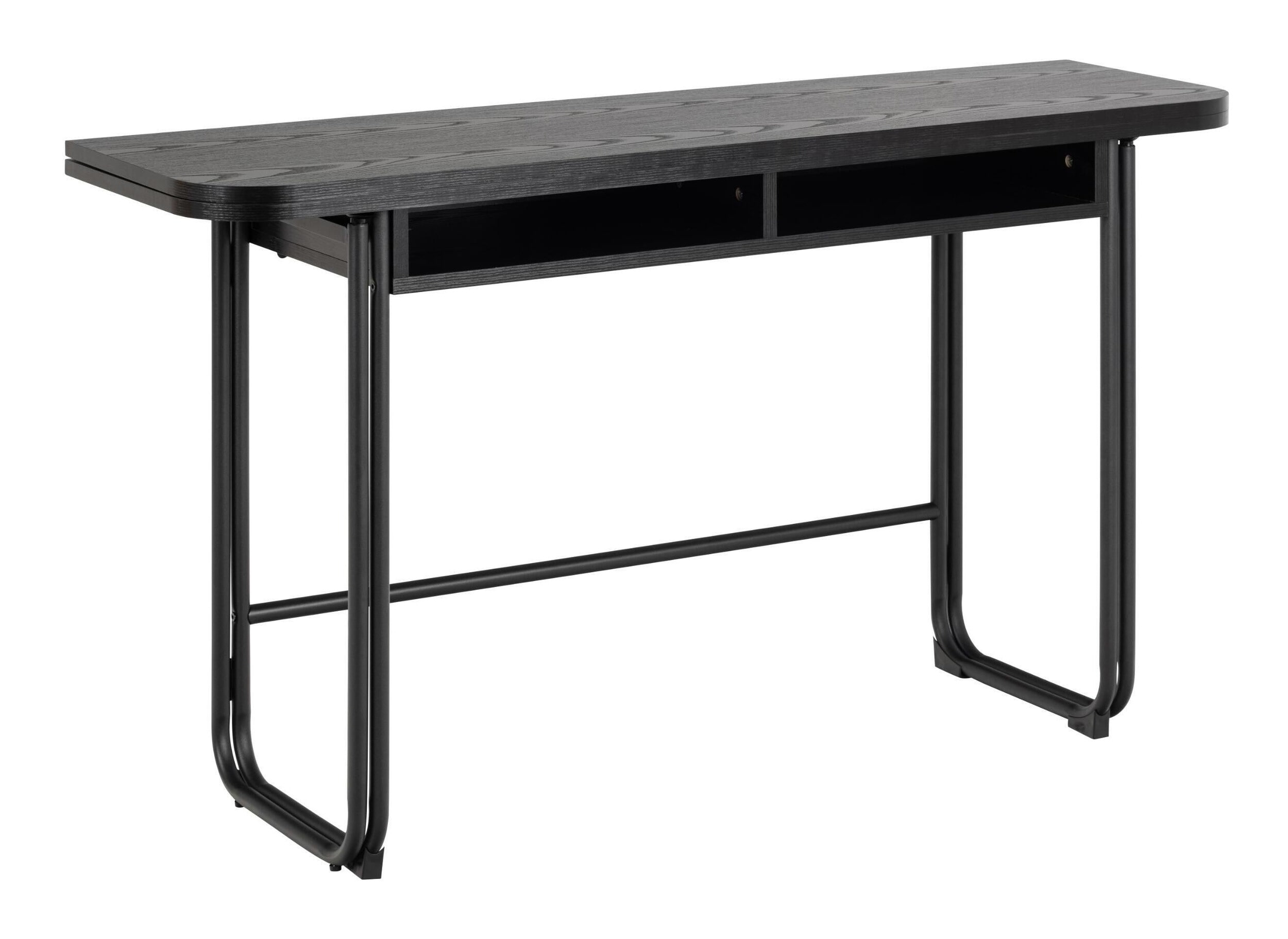 Bendt Sidetable/Eettafel 'Jaja' 140 x 40/80cm, kleur Zwart