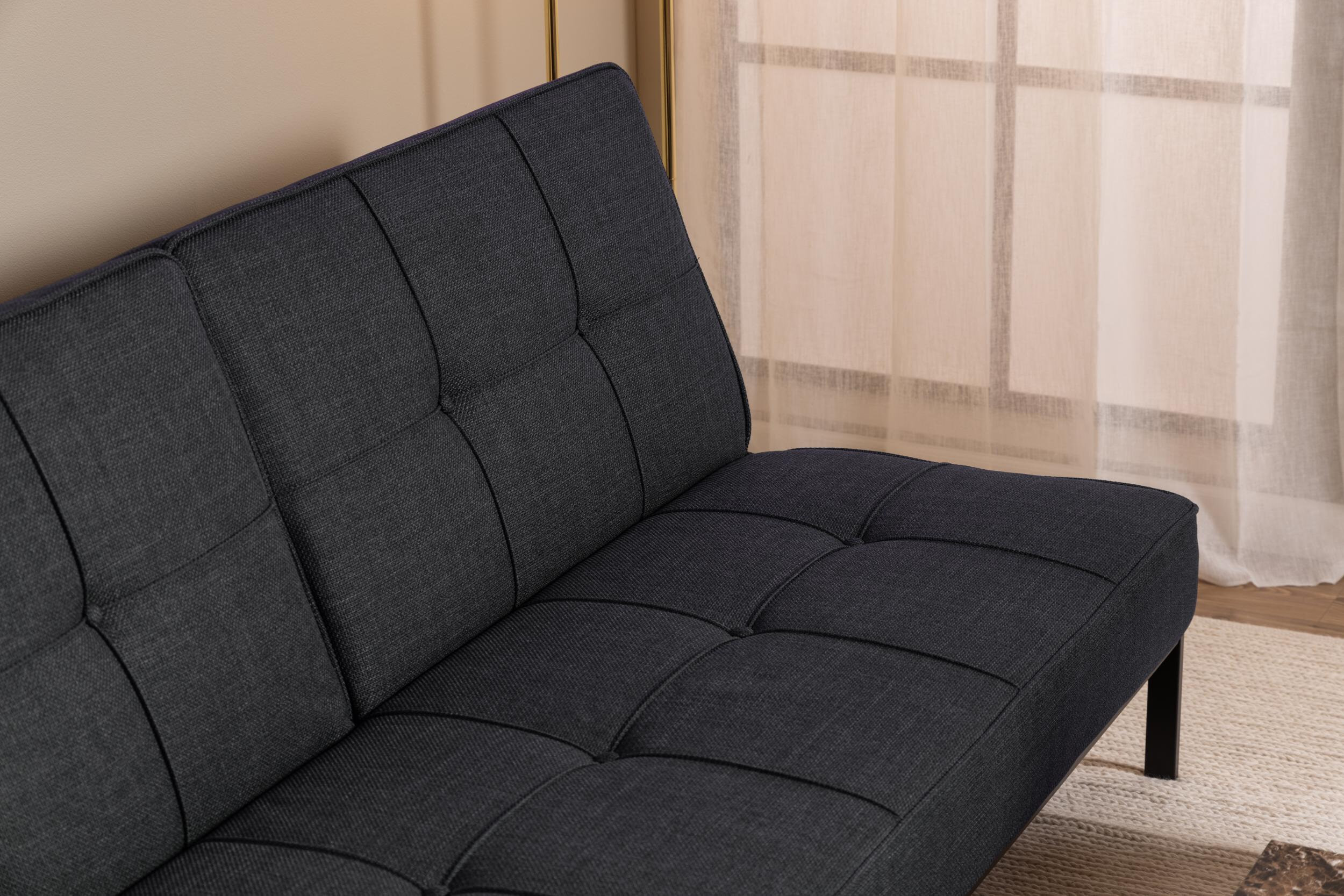 Bendt Slaapbank 'Maja' kleur Donkergrijs