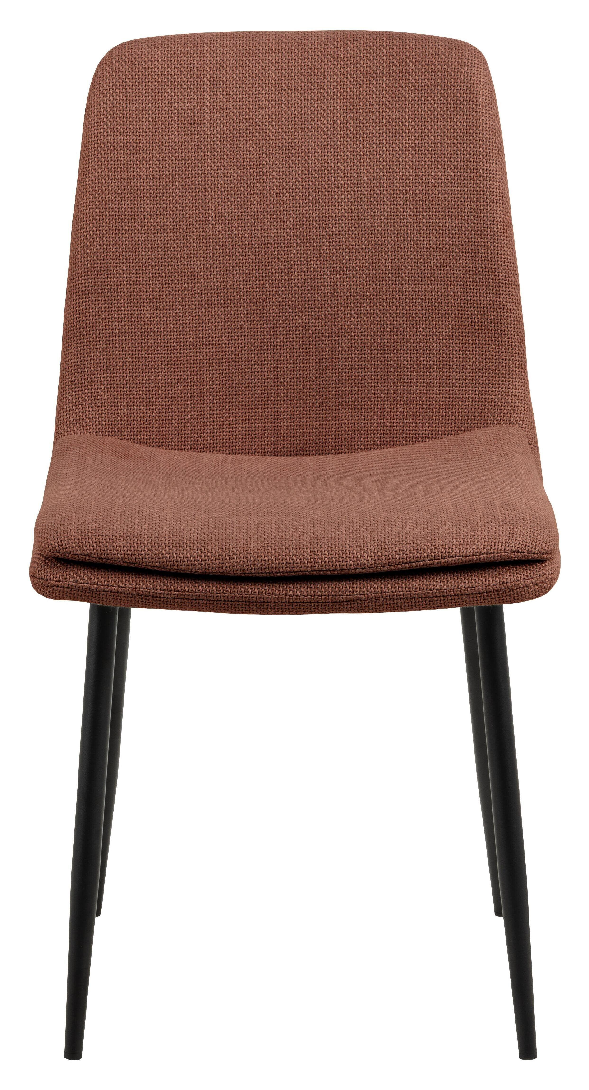 Bendt Eetkamerstoel 'Tronier' Structuurstof, kleur Terracotta