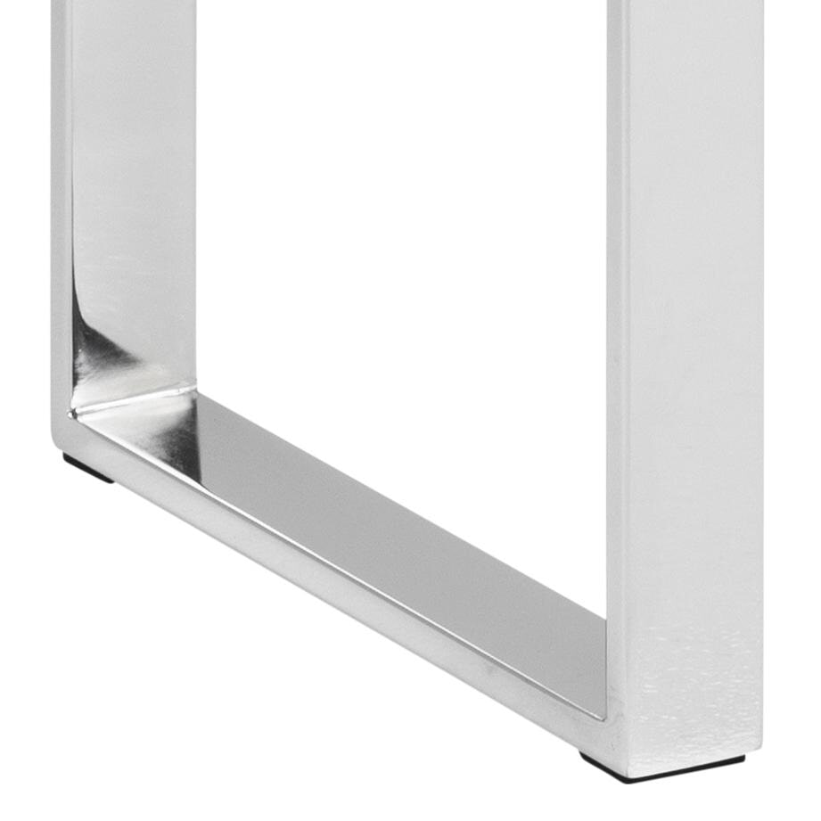 Bendt Glazen Sidetable 'Lone' Chroom, 110cm