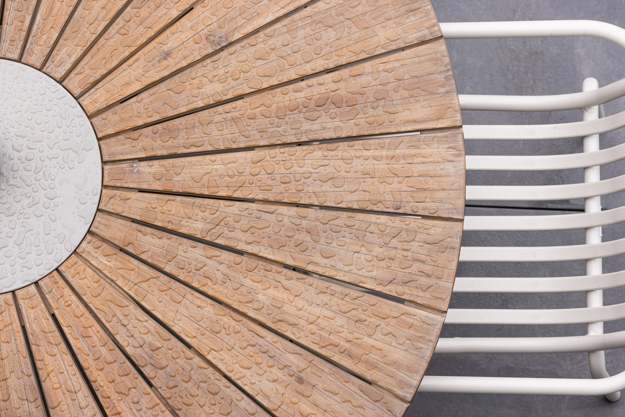 Nohr Ronde Tuintafel 'Dezman' Acaciahout, 140cm