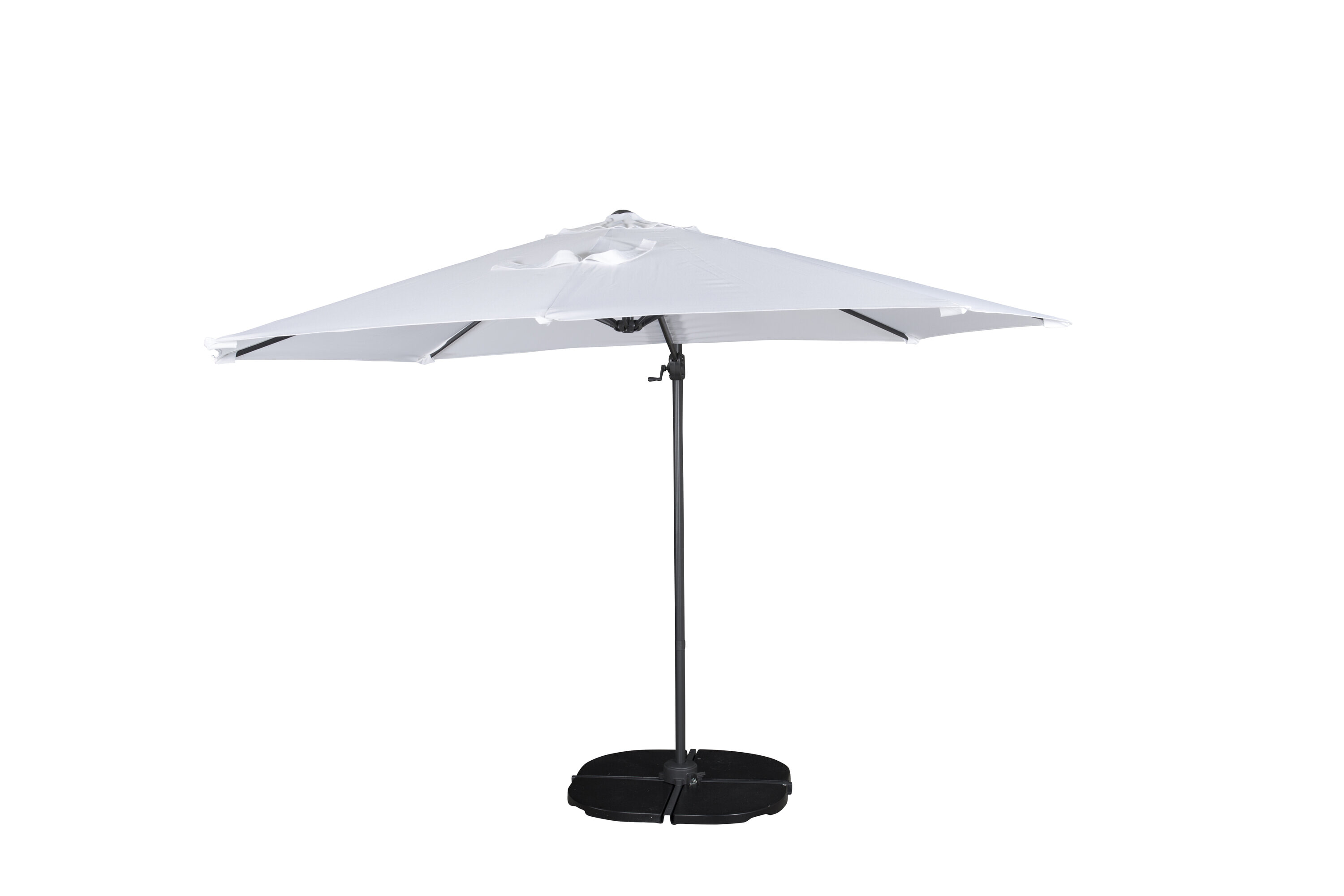 Nohr Zweefparasol 'Antasia' 300cm, kleur Wit