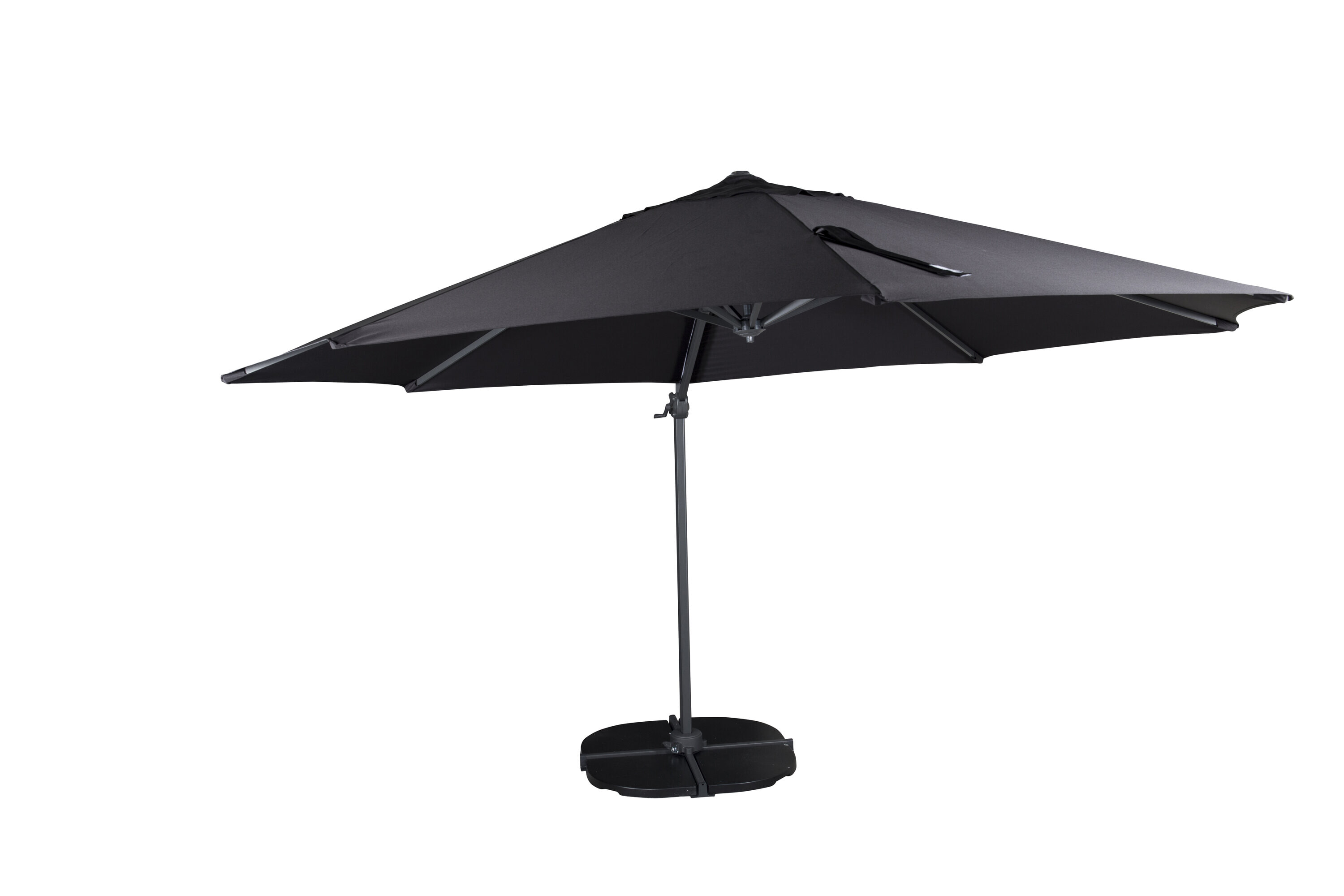 Nohr Zweefparasol 'Antasia' 350cm, kleur Zwart