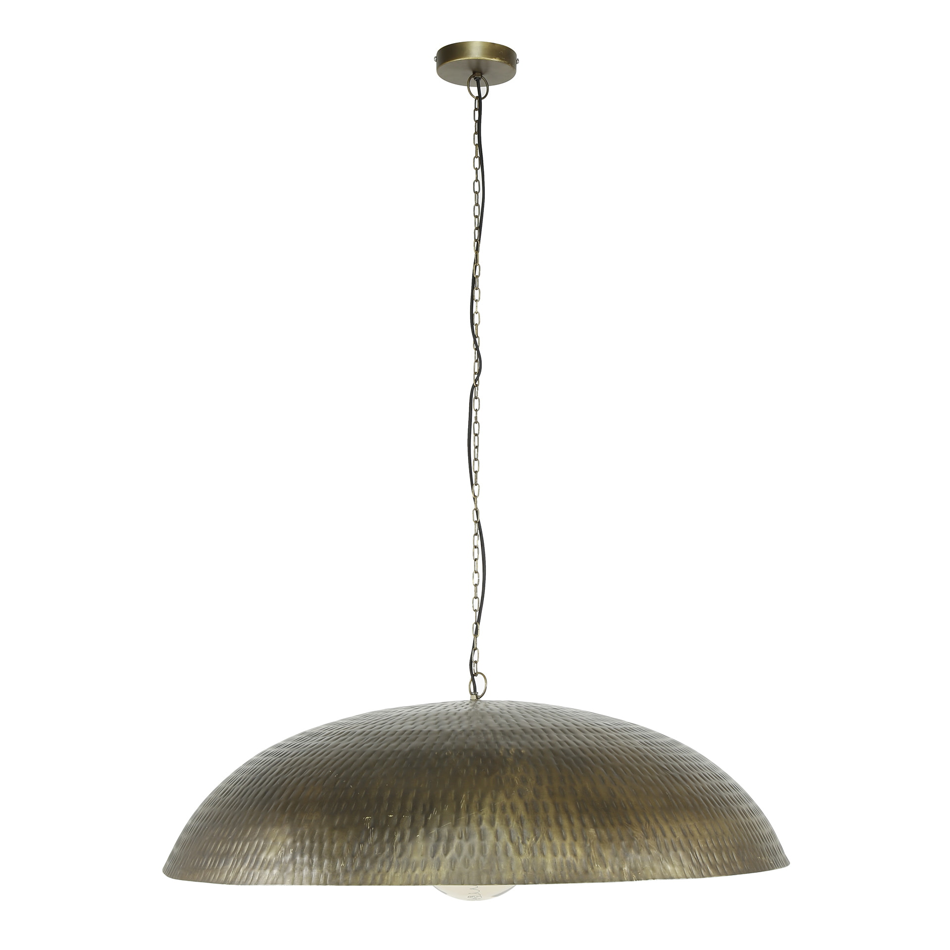 LifestyleFurn Hanglamp 'Lione' Ø90cm, kleur Brons Antiek
