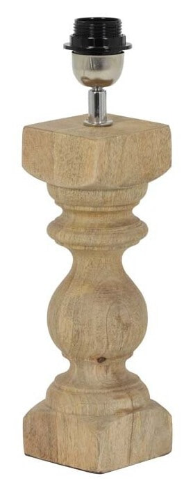 Light & Living Tafellamp 'Cumani' Mangohout, 36cm, kleur Naturel (excl. kap)