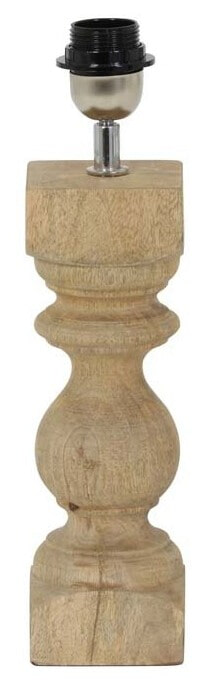 Light & Living Tafellamp 'Cumani' Mangohout, 36cm, kleur Naturel (excl. kap)