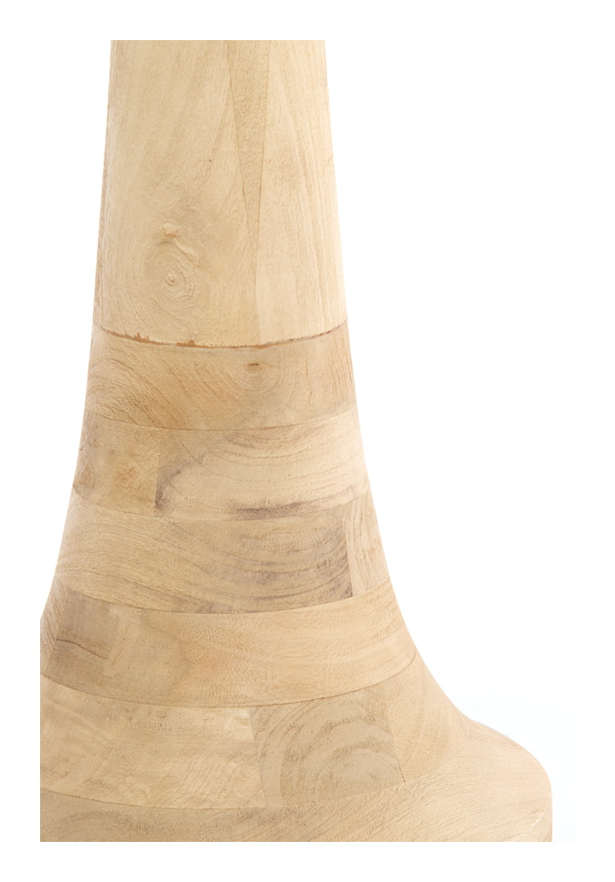 Light & Living Vloerlamp 'Jovany' Mangohout, 135cm, kleur Naturel (excl. kap)