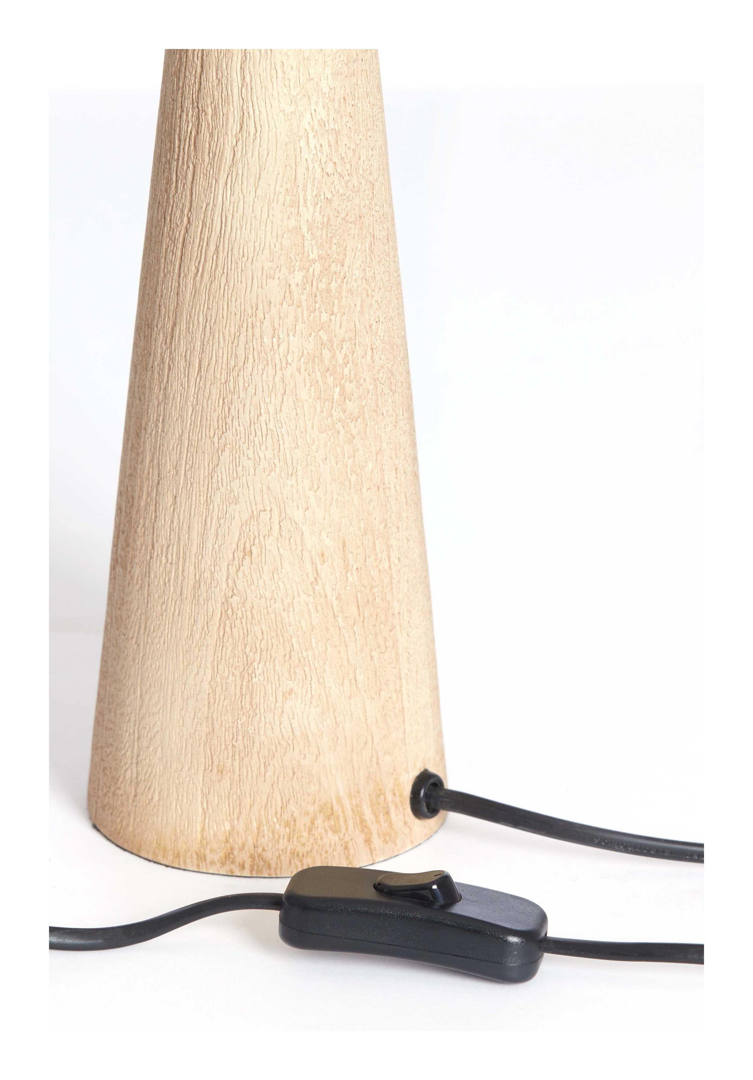 Light & Living Tafellamp 'Festina' Mangohout, 33cm, kleur Naturel (excl. kap)