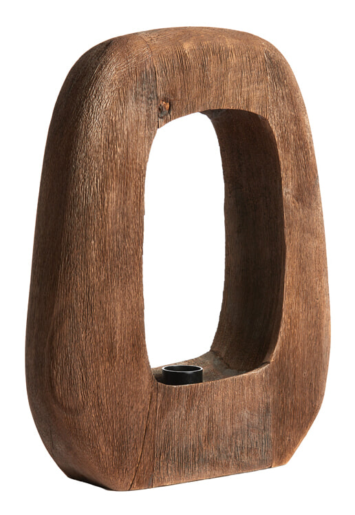 Light & Living Tafellamp 'Kelafo' Mangohout, 40cm, kleur Bruin