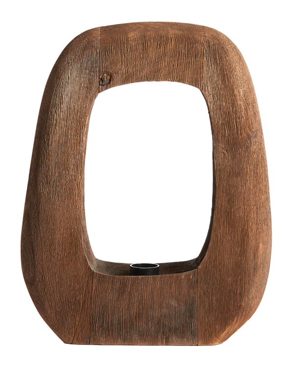 Light & Living Tafellamp 'Kelafo' Mangohout, 40cm, kleur Bruin