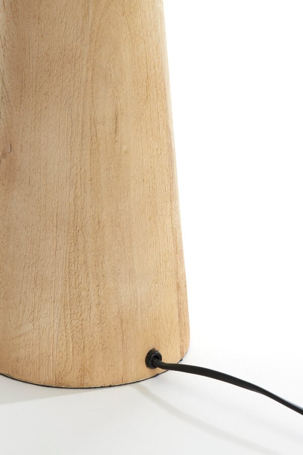 Light & Living Tafellamp 'Baglio' 45cm hoog, kleur Mat Naturel (excl. kap)