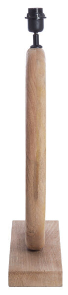 Light & Living Tafellamp 'Nubia' Mangohout, kleur Naturel (excl. kap)