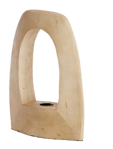 Light & Living Tafellamp 'Carini' Mangohout, 35cm, kleur Naturel