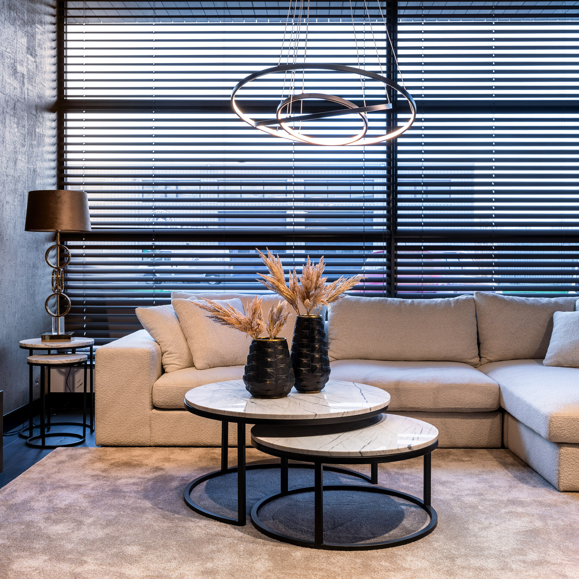Richmond Hanglamp 'Amira' LED, Aluminium, kleur Goud
