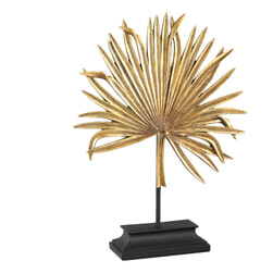 PTMD Decoratie 'Marcus' Palm, kleur Goud