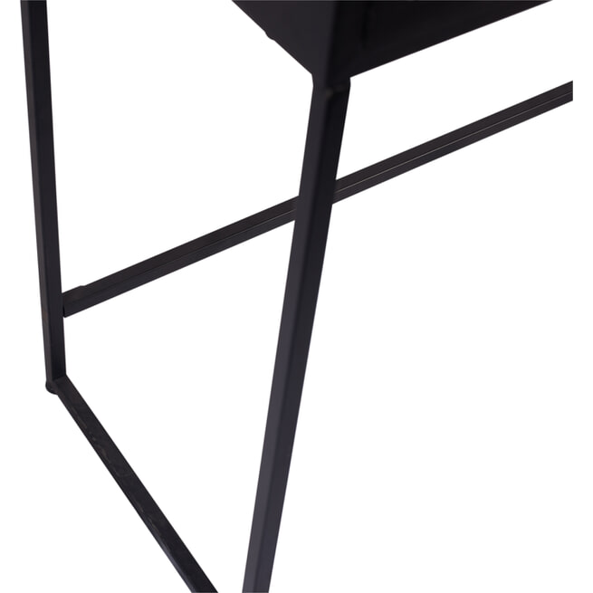 PTMD Sidetable 'Myah' 120cm, kleur Zwart