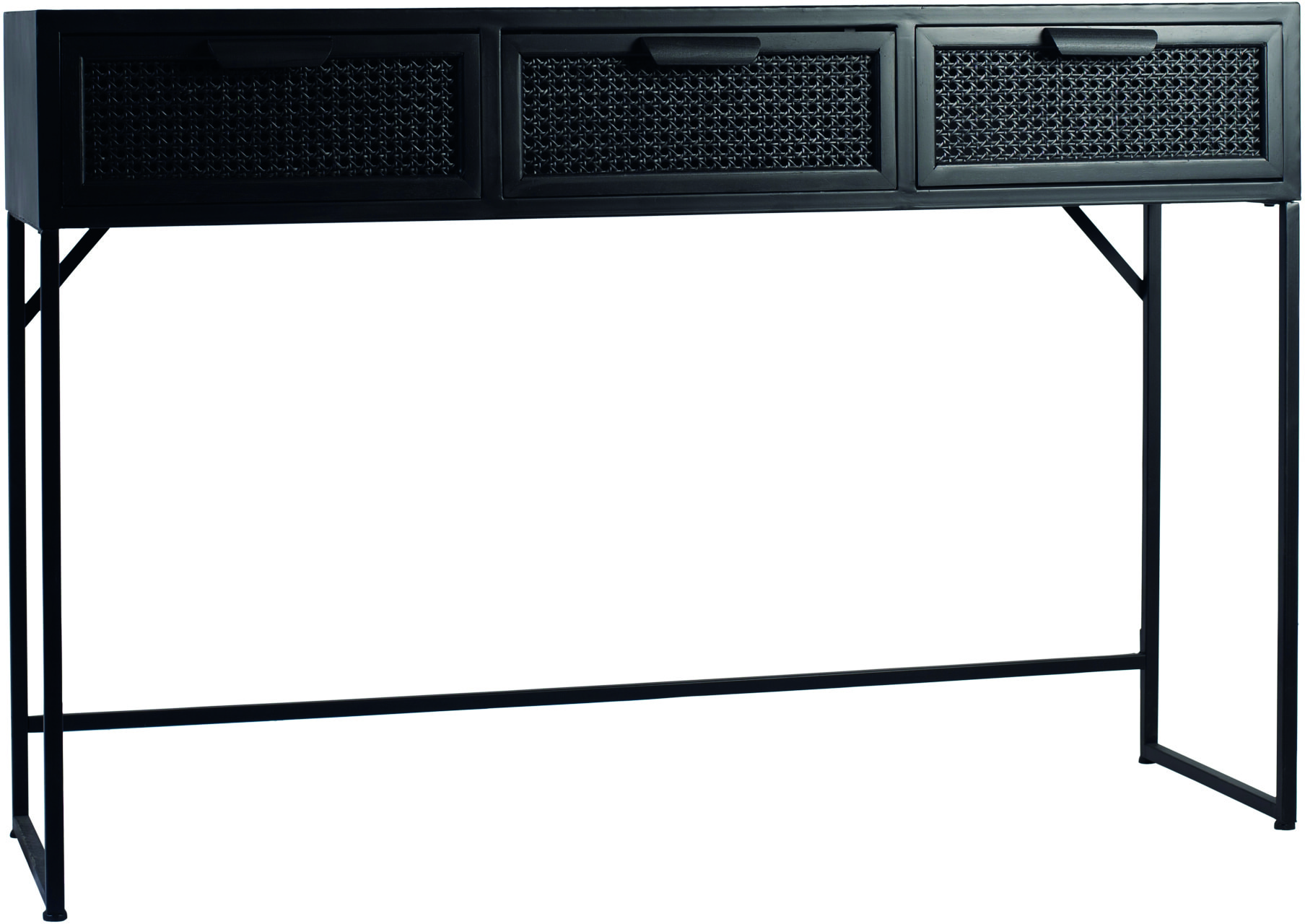 PTMD Sidetable Myah 120cm - Zwart