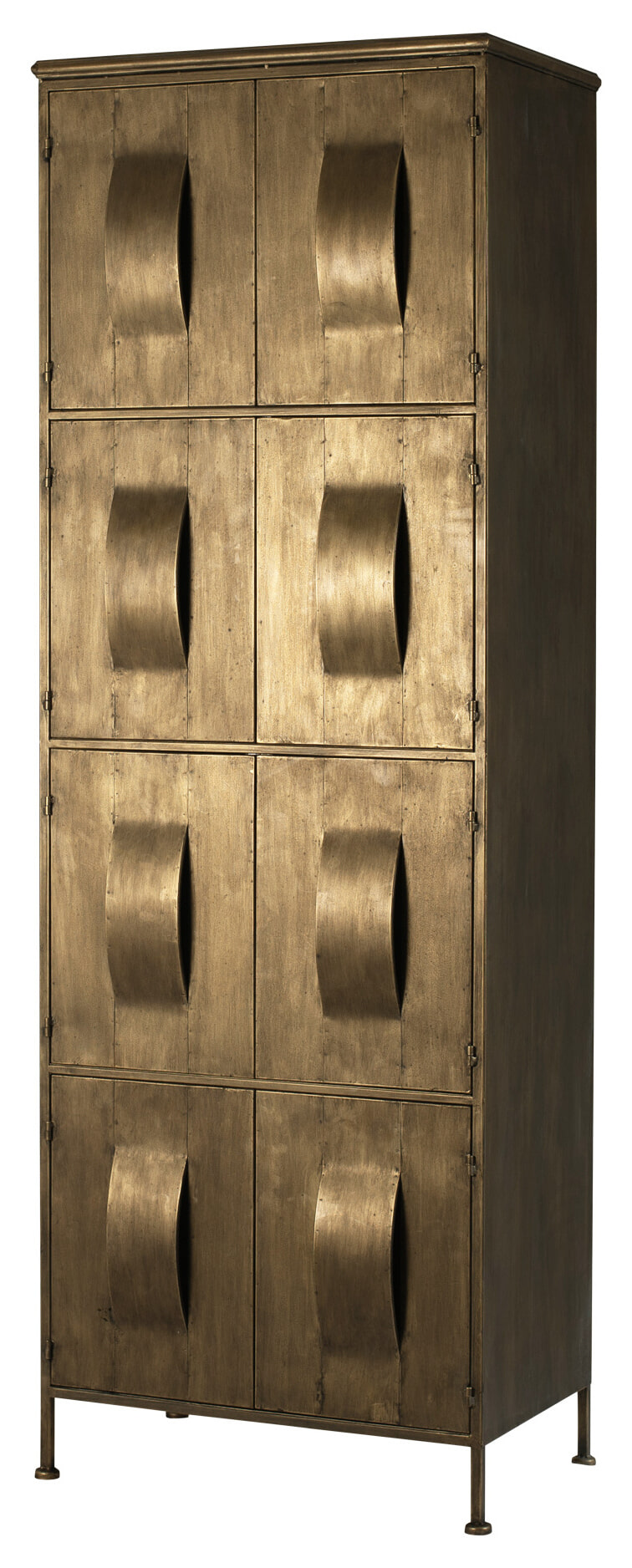 PTMD Opbergkast 'Acalia Gold' Met 8 vakken, 184 x 62cm