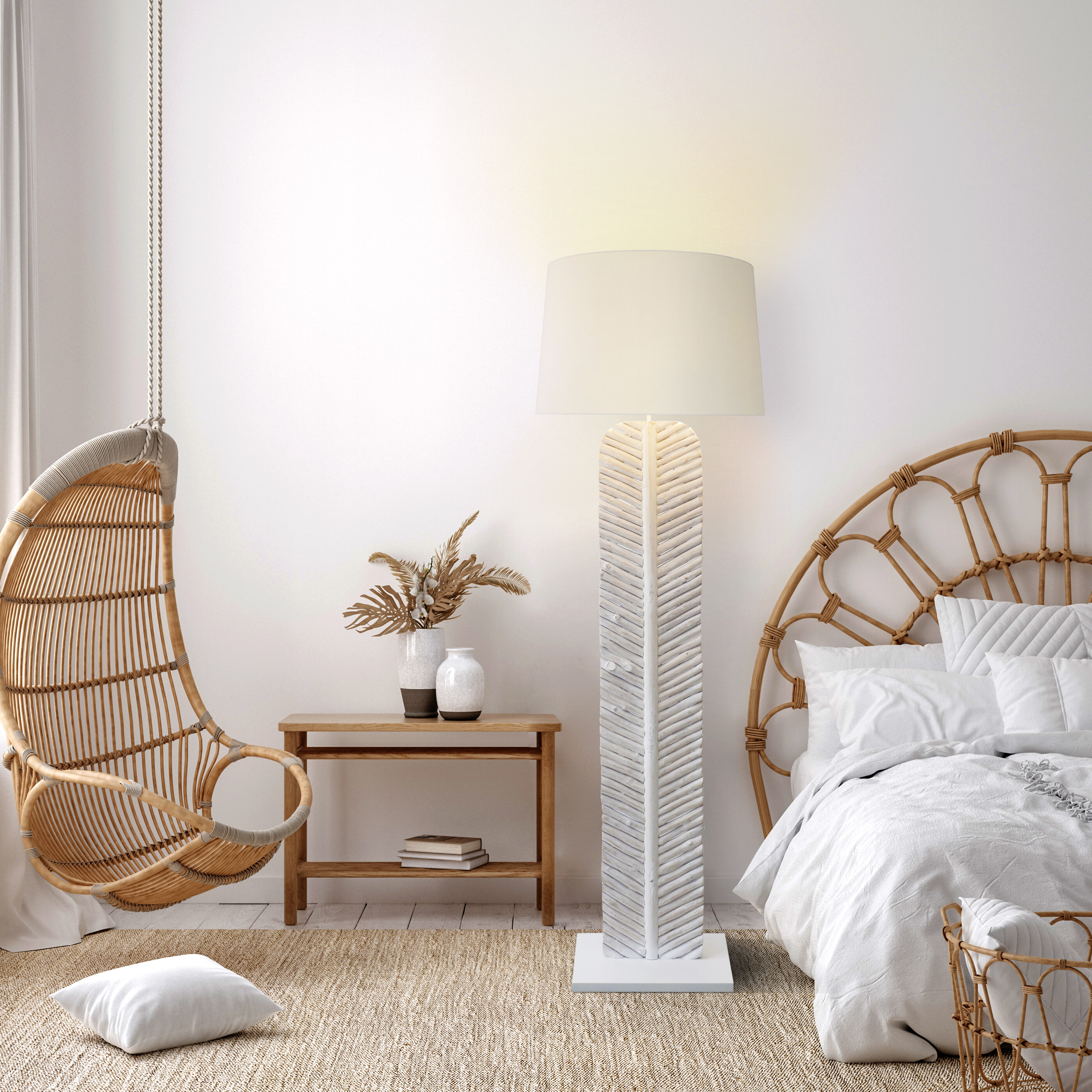 Artistiq Vloerlamp 'Dwon' Drijfhout