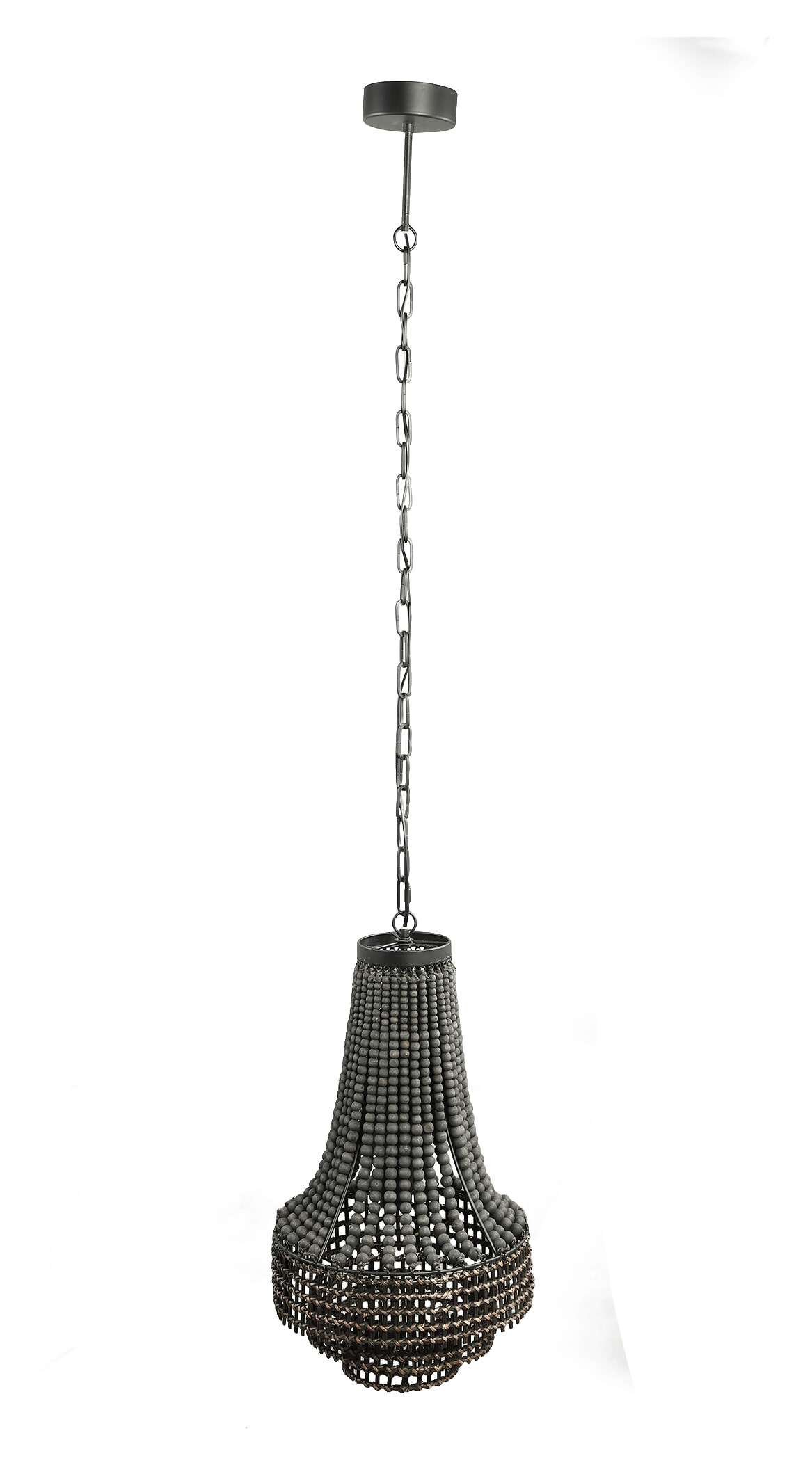 PTMD Hanglamp Merdy 35cm - Grijs