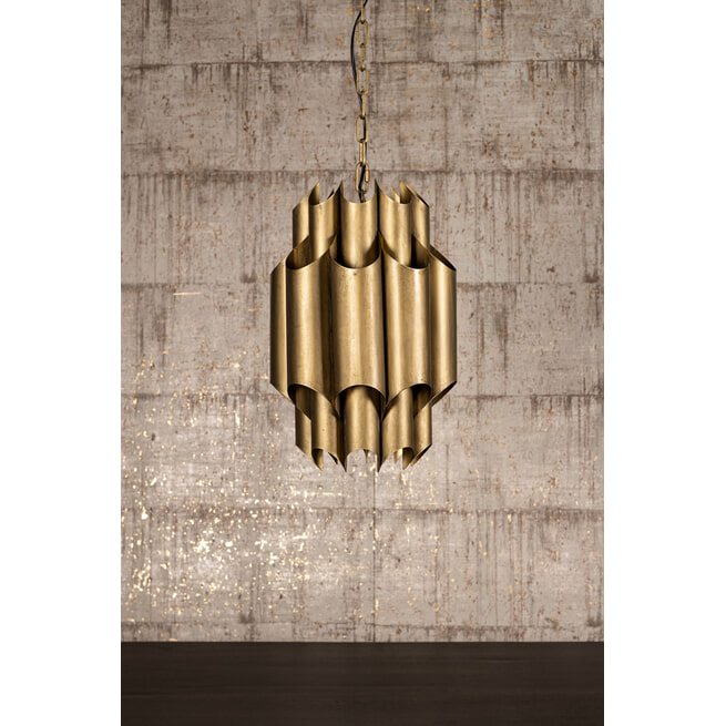 PTMD Hanglamp 'Terrin' Metaal, kleur Goud