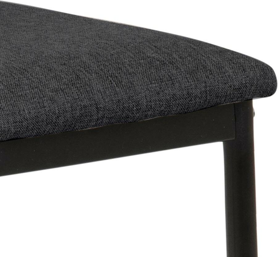 Bendt Barstoel 'Nuna' Stof, kleur Grijs (zithoogte 67cm)