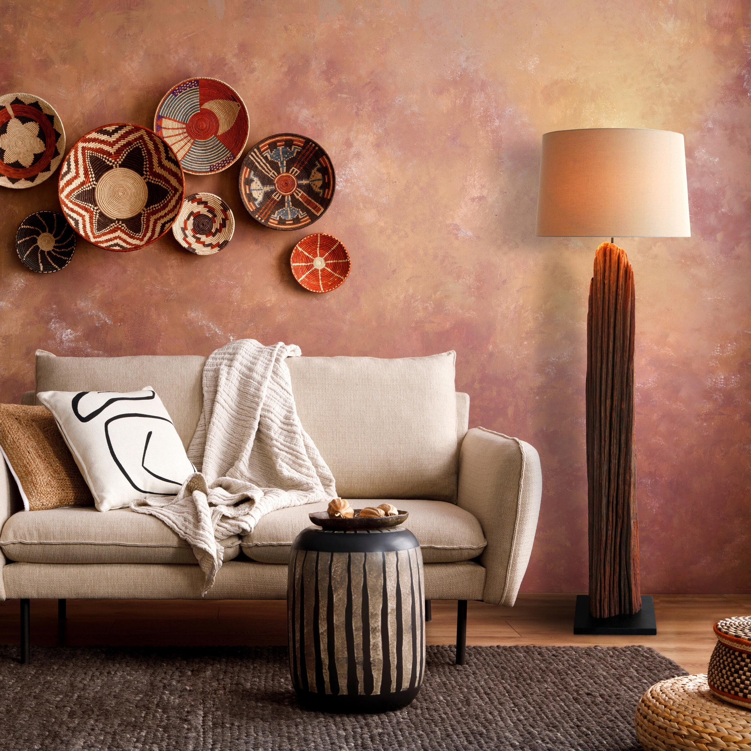 Artistiq Vloerlamp 'Autry' Drijfhout
