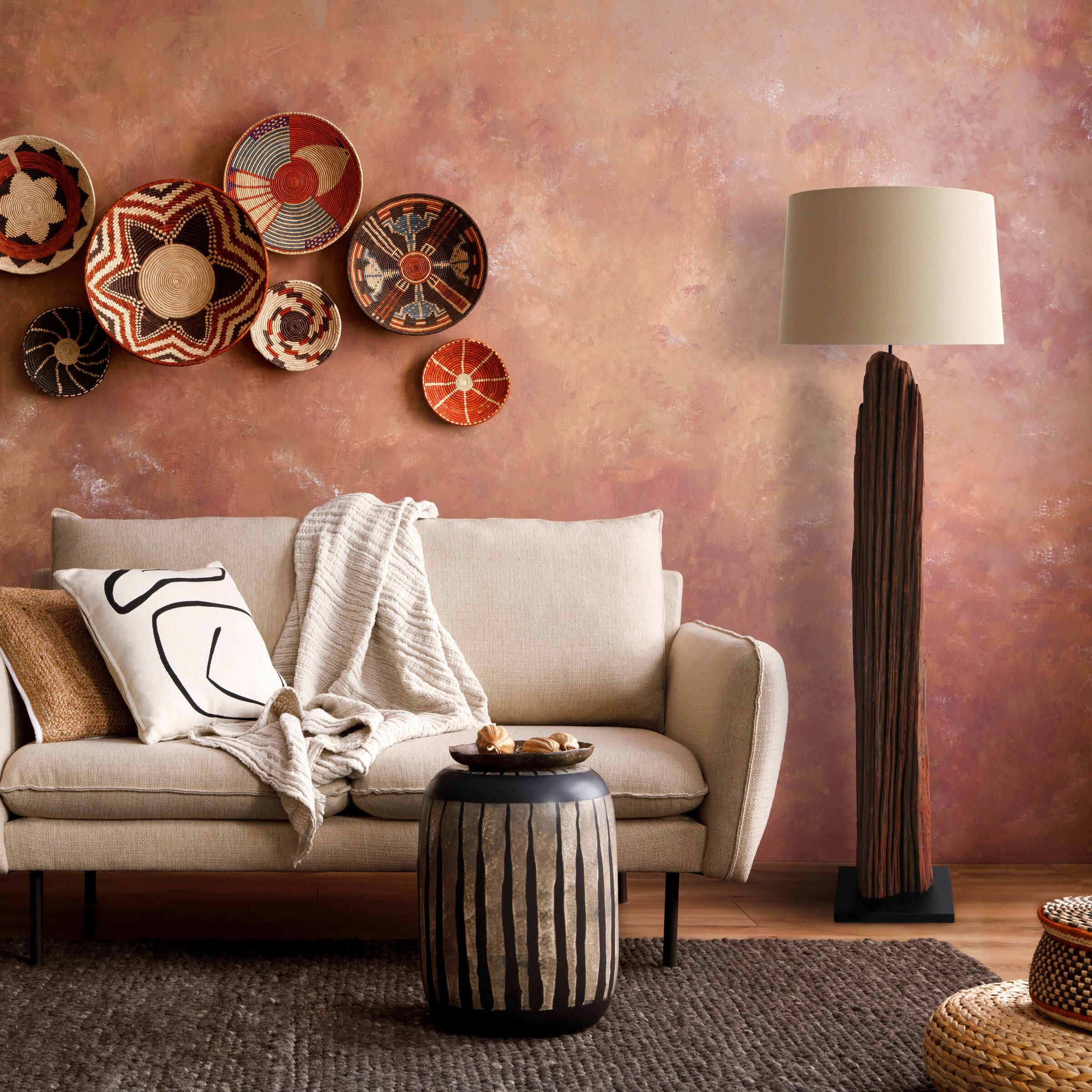 Artistiq Vloerlamp 'Autry' Drijfhout