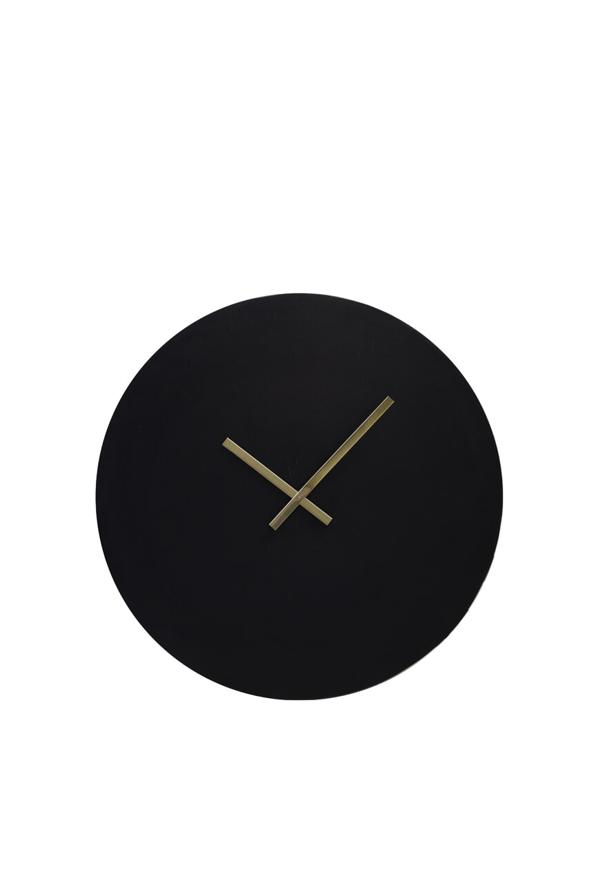 Light & Living Klok 'Licola' 59cm, kleur Zwart Light & Living Klok 'Licola' 59cm, kleur Zwart