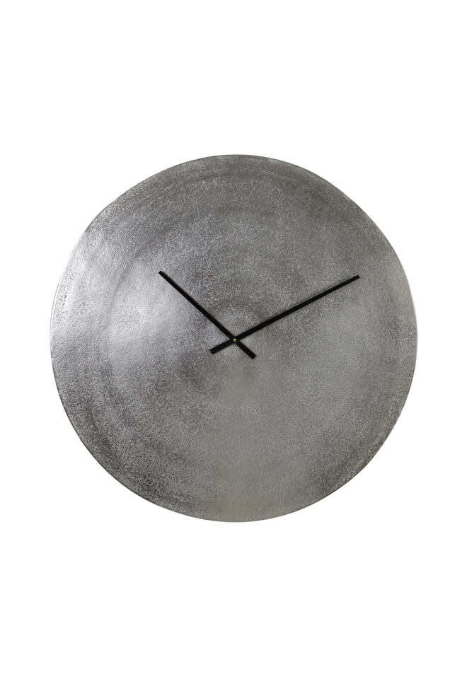 Light & Living Klok 'Licola' 74cm, kleur Nikkel Light & Living Klok 'Licola' 74cm, kleur Nikkel