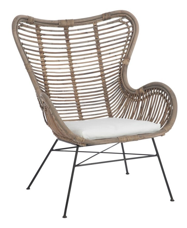 J-Line Fauteuil 'Christiaene' kleur Naturel J-Line Fauteuil 'Christiaene' kleur Naturel