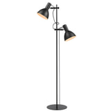 Halo Design Vloerlamp 'BALTIMORE' 2-lamps, kleur Zwart