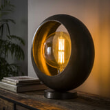 Tafellamp 'Bodi' Zwart Nikkel, 44cm