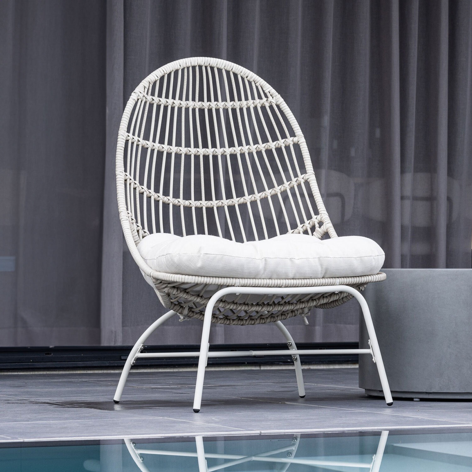 Nohr Outdoor Loungestoel 'Shariece' Wicker