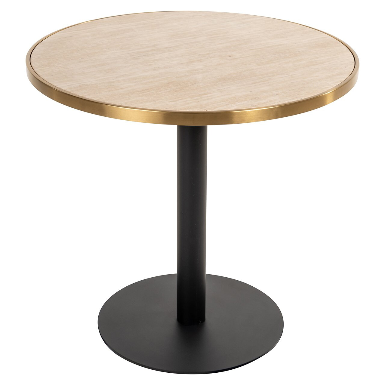 Richmond Bistrotafel Brazza Marmerlook, 80cm - Beige